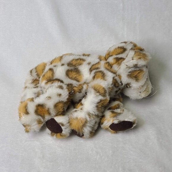 Vintage Justen Products Leopard Cheetah Cub Plush Cat  Stuffed Animal 8" - Picture 5 of 9